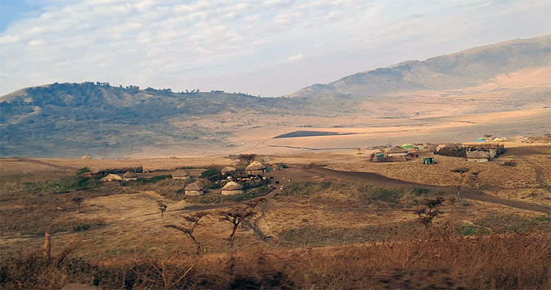 Ngorongoro, Masai kuće